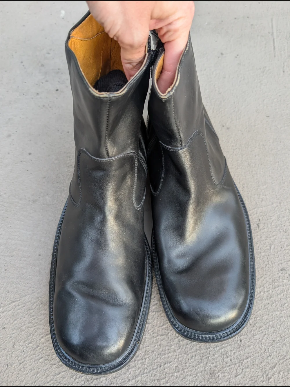 To Boot Black Leather Chukka Boots